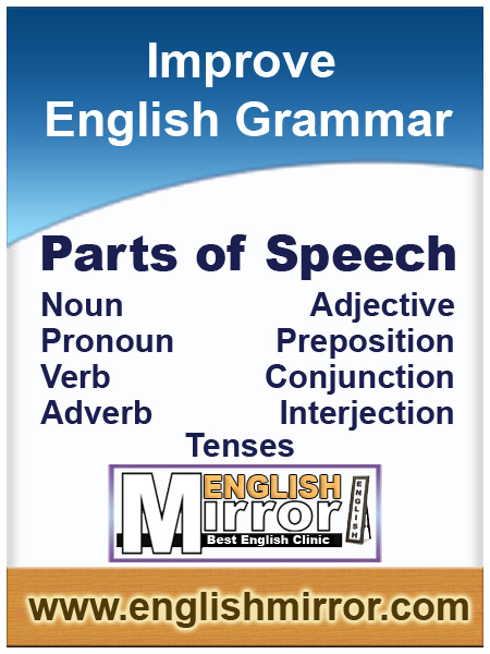 Parts of speech in english