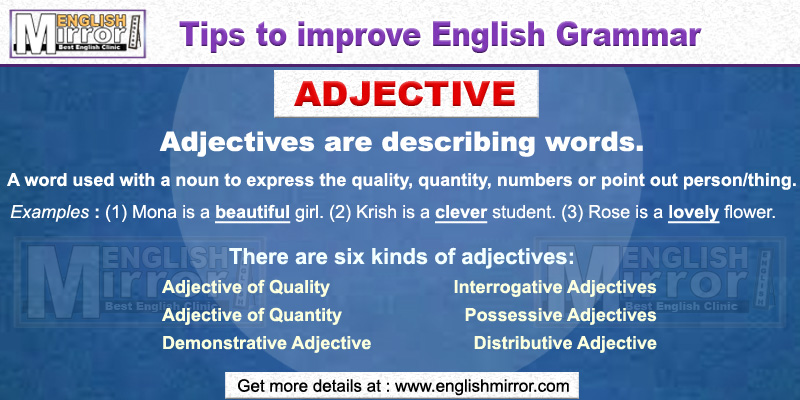 Adjectives in English