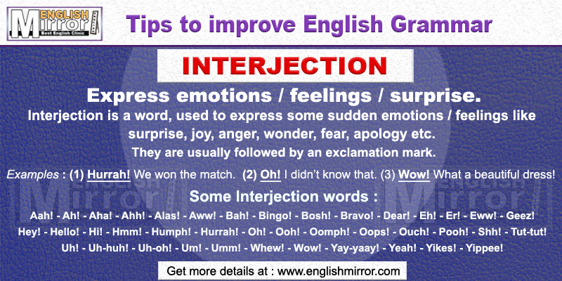 Interjections in English Grammar
