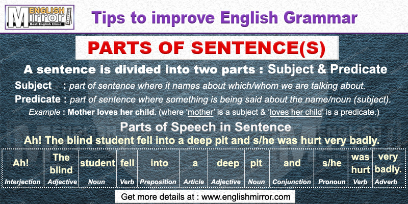 Sentence elements. Parts of sentence in English. Parts of sentence in English Grammar. Members of the sentence in English. The main Parts of the sentence.