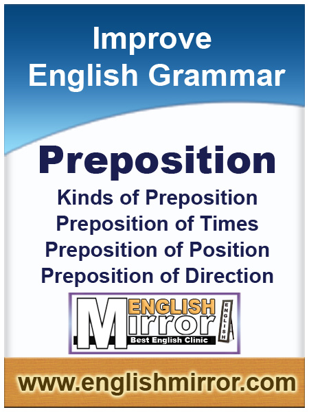 Kinds of Preposition in English Language