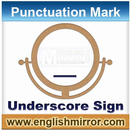 Underscore Sign